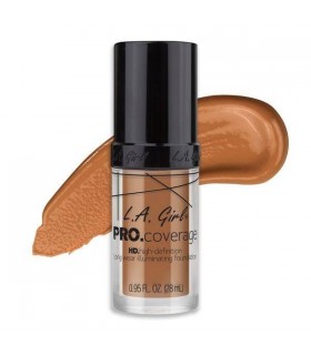 GLM650 SAND - L. A GIRL HD PRO COVERAGE ILLUMINATING FOUNDATION ( 28ml ) LA GIRL -  10.4988 GLM650 SAND - L. A GIRL HD PRO COVERAGE ILLUMINATING FOUNDATION ( 28ml ) LA GIRL -  10.4988