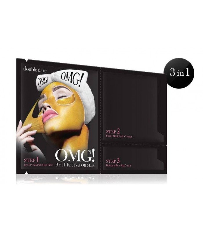 OMG 3 en 1 KIT PEEL OFF MASK ( Masque PEEL OFF ) DOUBLE DARE OMG -  6.72