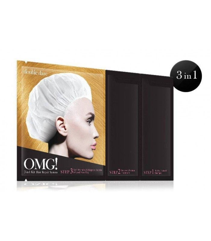 OMG 3 en 1 KIT HAIR REPAIR SYSTEM MASK ( Masque Cheveux ) DOUBLE DARE OMG -  7.68