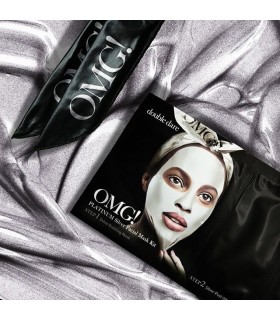 OMG! PLATINUM SILVER FACIAL MASK KIT DOUBLE DARE OMG -  7.92