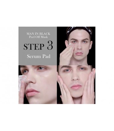 OMG! MAN IN BLACK PEEL OFF MASK KIT DOUBLE DARE OMG -  7.92
