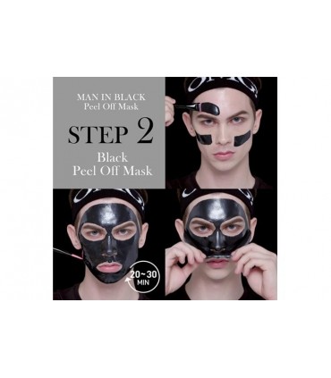 OMG! MAN IN BLACK PEEL OFF MASK KIT DOUBLE DARE OMG -  7.92