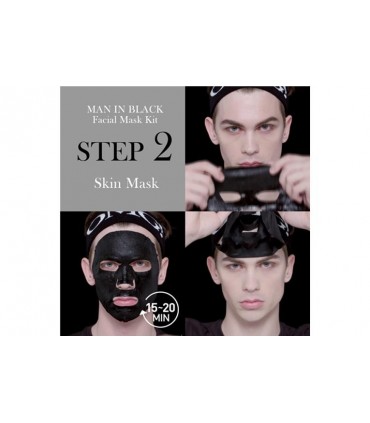 OMG! MAN IN BLACK FACIAL MASK KIT DOUBLE DARE OMG -  6.32