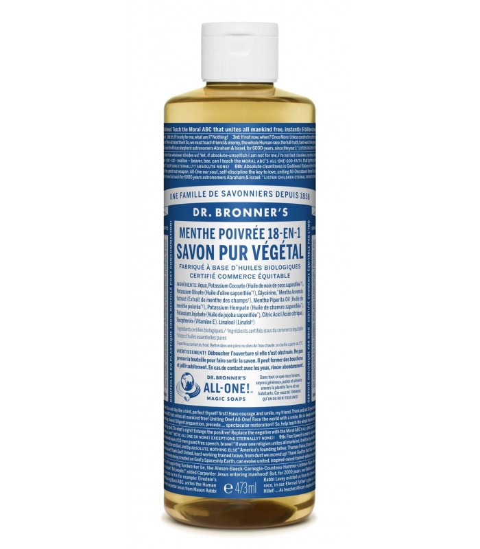 PEPPERMINT PURE CASTILE LIQUID SOAP - 946ML DR. BRONNER'S DR BRONNER'S 
