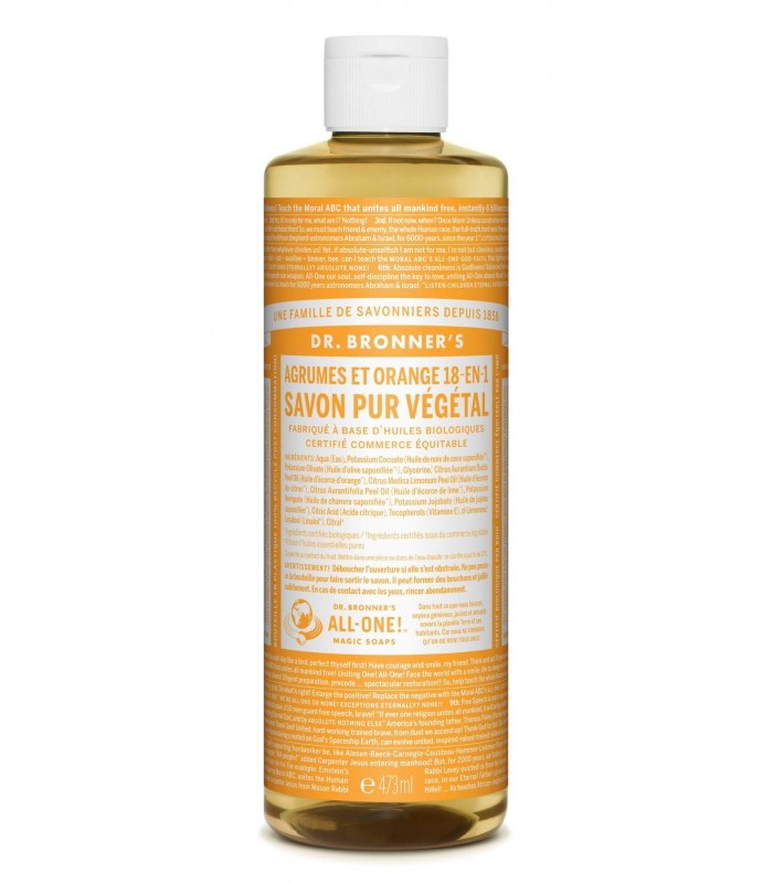 CITRUS PURE-CASTILE LIQUID SOAP DR. BRONNER'S 473ML DR BRONNER'S 